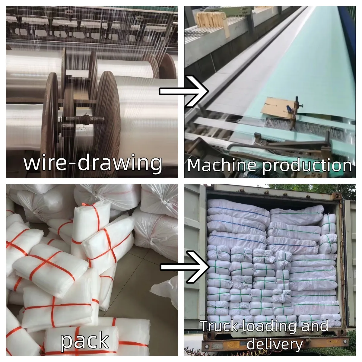 重プラスチック網