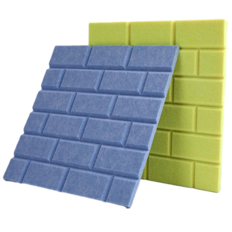 Self-Adhesive PET Felts Acoustic Panels Soundproof Wall Decor Acoustic Panels