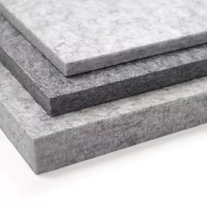 Home Decorative 9/12/15/24 mm Custom Sound Absorbing PET Felt Acoustic Wall Panels