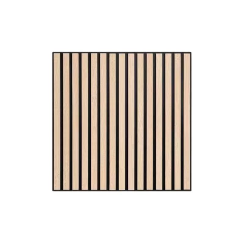 Stock Square Waterproof Soundproofing Slat Wooden Fiber Acoustic Panels