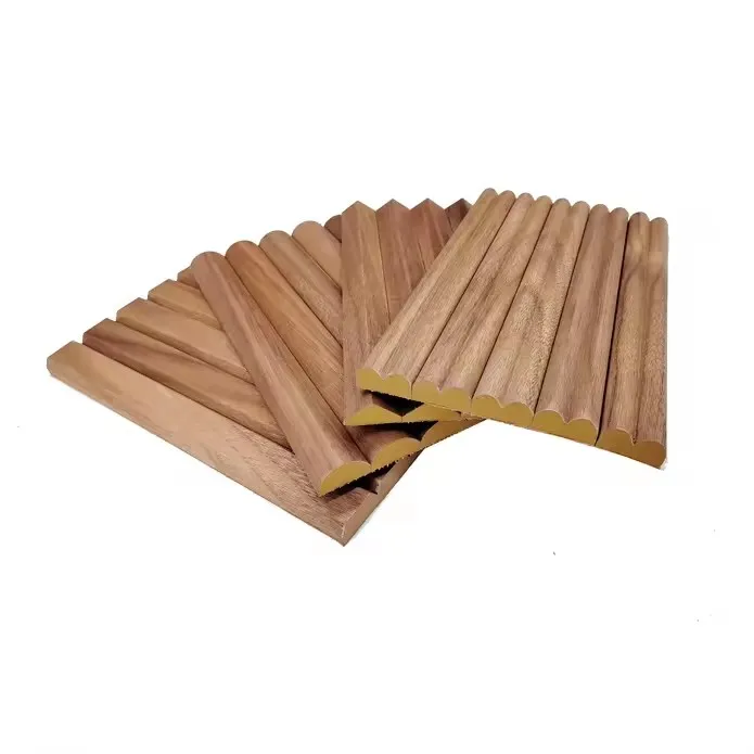 Architectural High Quality Flexible Tambour Panels Wood Veneer Wall Panel Boards