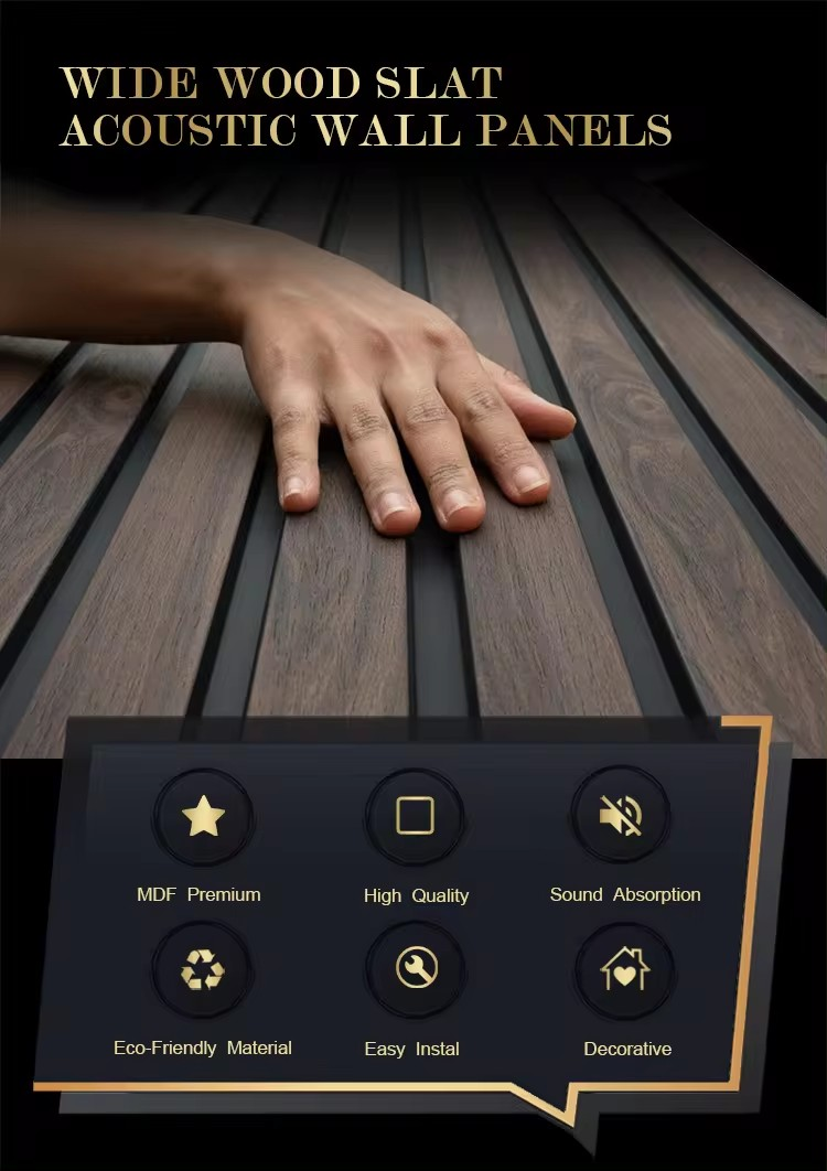 acoustic wood slat walls