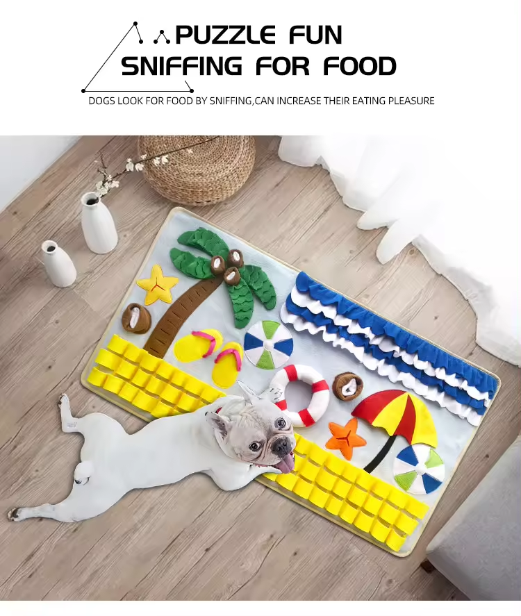 puzzle mat dog