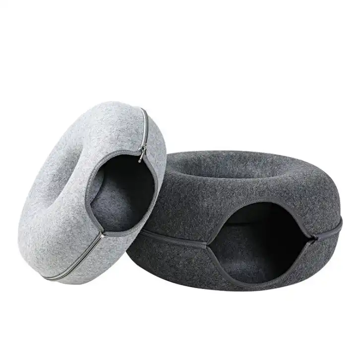 boiled wool cat bed