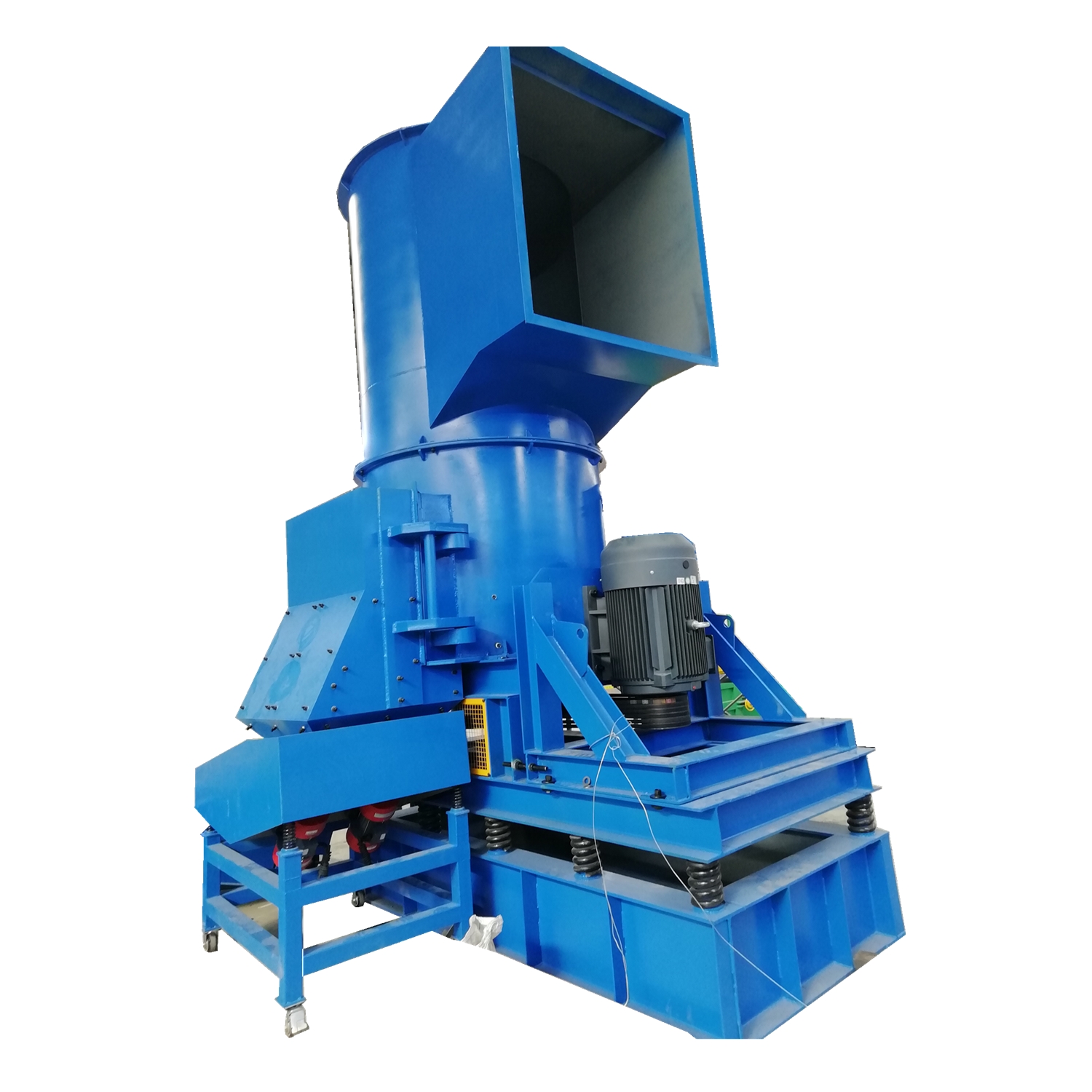 E waste vertical shredder