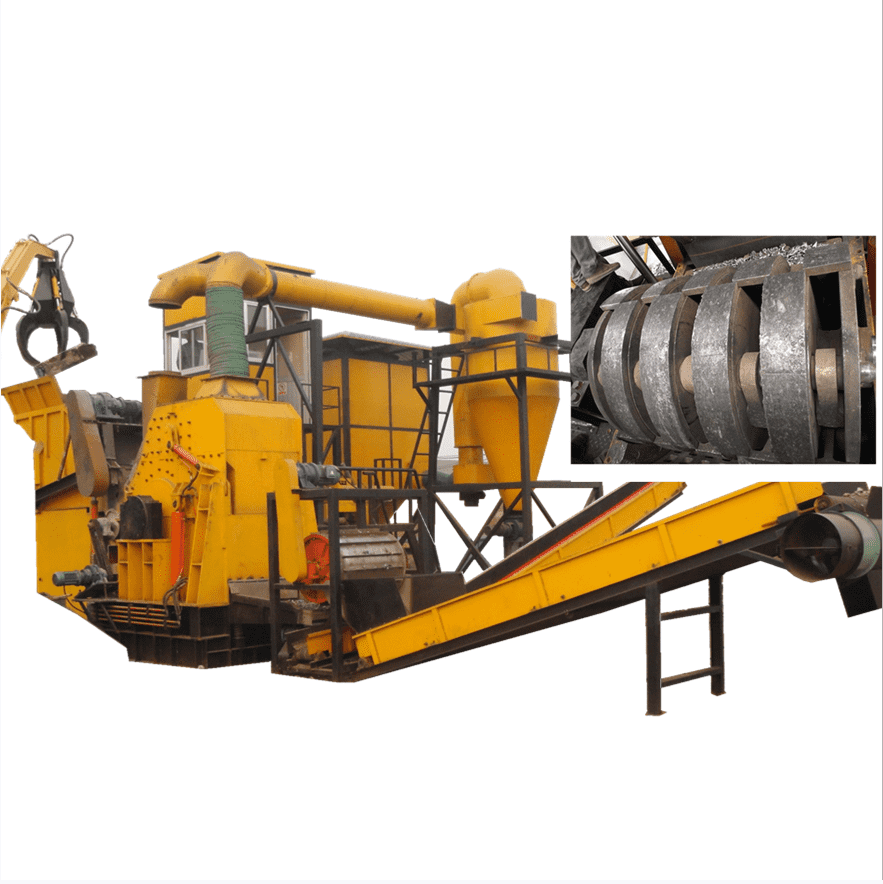 Efficient Aluminum Shredder Machine for Recycling Scrap Metal and Waste Reduction Solutions