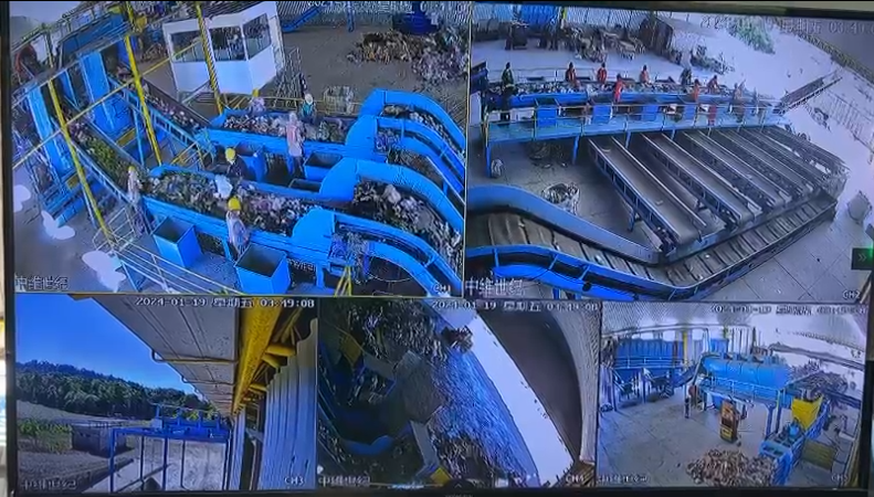 二軸引き裂き機。