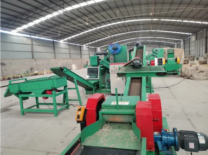 Steel scrap shredding machine for efficient recycling and waste reduction in metal industry.