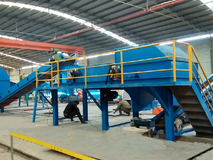 dual shaft shredder machine