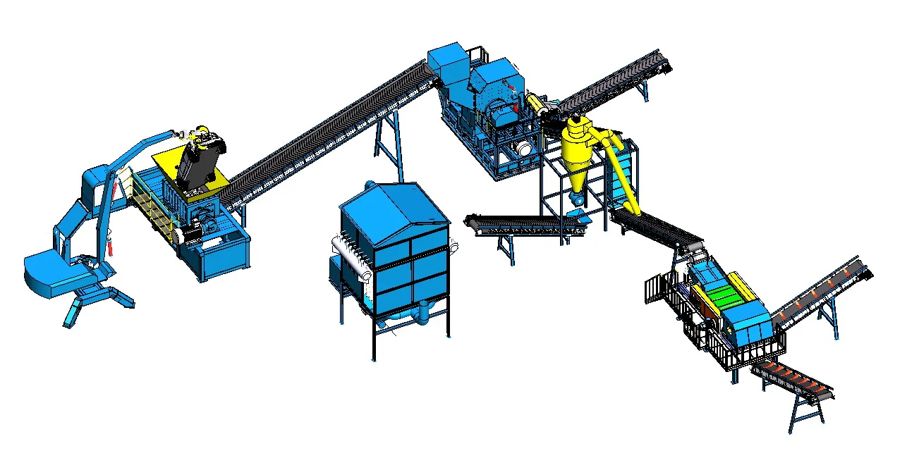 china double shaft shredder