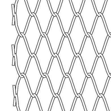 Chain Link Metal Conveyor Belt