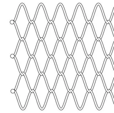 Chain Link Metal Conveyor Belt