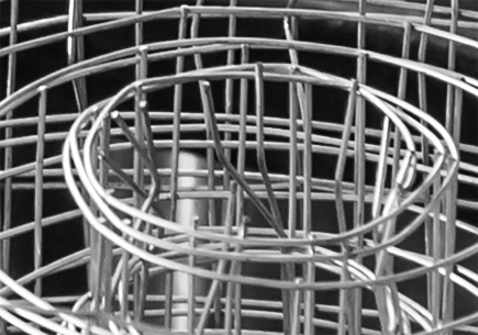 Rectangular woven vibrating screen mesh.