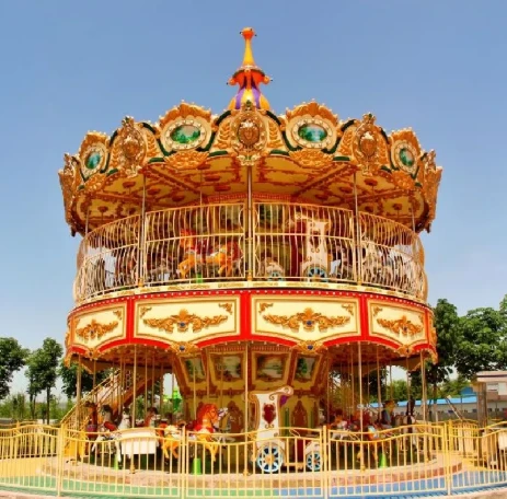 Grand Carousel Ornate Horse Figurine Craftsmanship