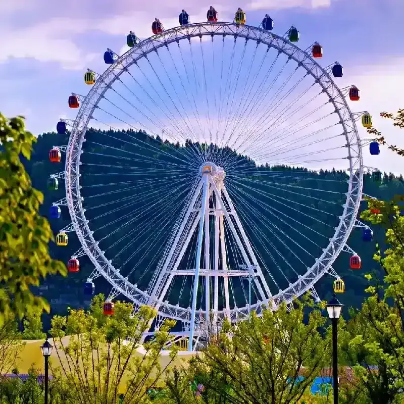 66m Pure Steel Cable Ferris Wheel
