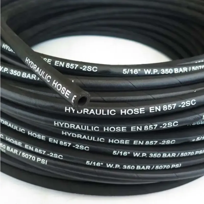 Two Layers Steel Wire Reinforced Hydraulic Hose SAE 100 R2 / EN853 2SN