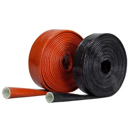 Flame Spread Rate Analysis of Silicone-Coated Fire Sleeve Materials