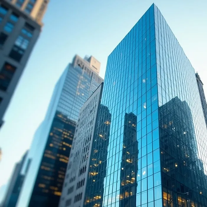 8mm Tempered Reflective Building Glass for Curtain Wall