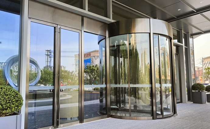 12mm Curved Tempered Glass for Hotel Revolving Door