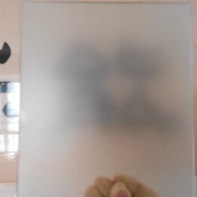 4mm frosted glass panel for privacy protection