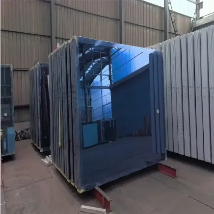 The Benefits of Dark Blue Reflective Glass