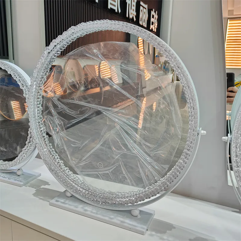 oval spegel med lampor oval spegel med lampor