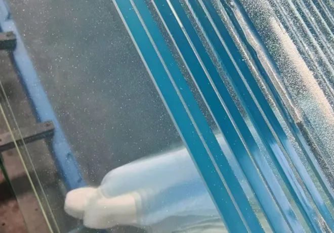 frosted glass factory