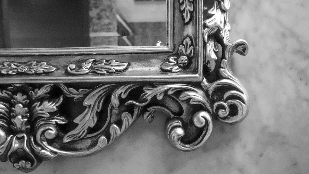 Silver Wall Mirrors for Living Room