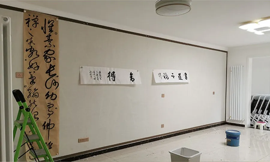 Magnetic felt wall sticker