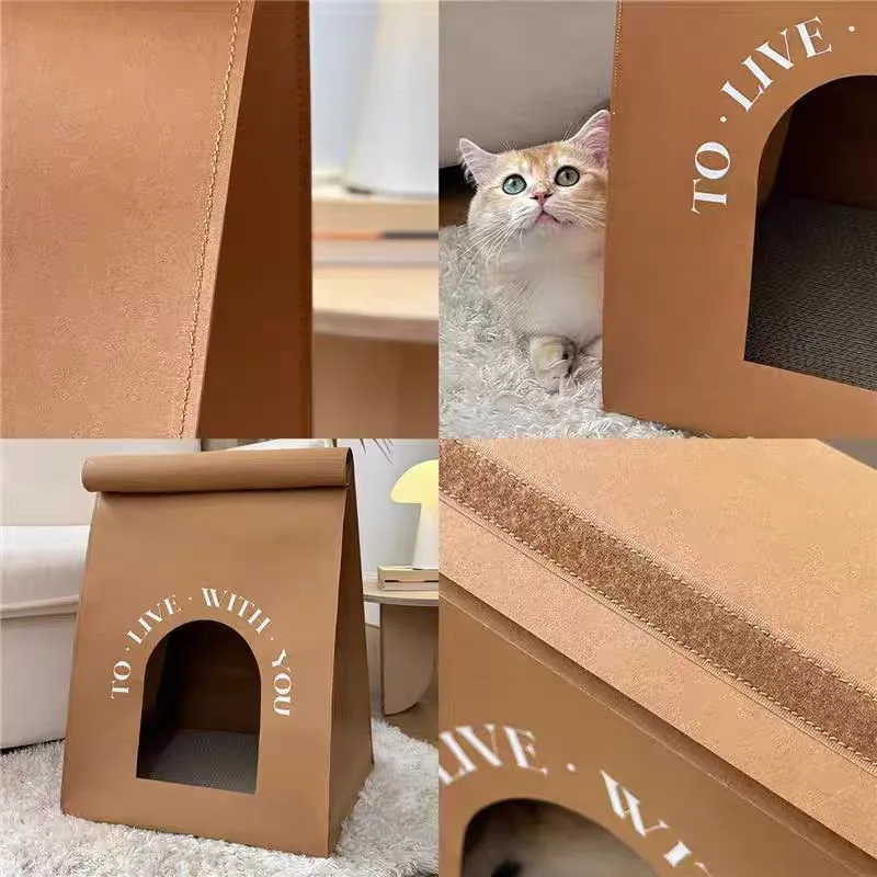 grey felt storage bag