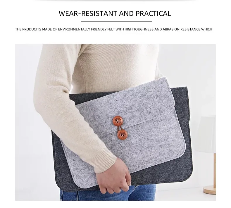 heather gray felt