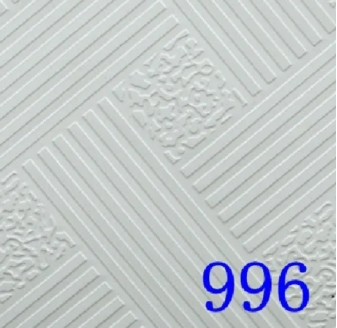 PVC Gypsum Ceiling White Base Color