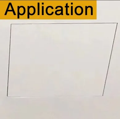 Σχεδίαση πλακιδίων οροφής από γυψοσανίδα με PVC επένδυση