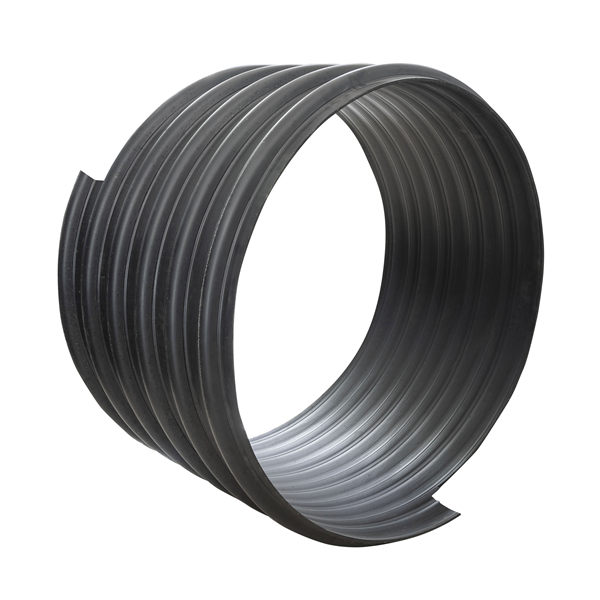 HDPE reinforced spiral corrugated pipe with steel belt