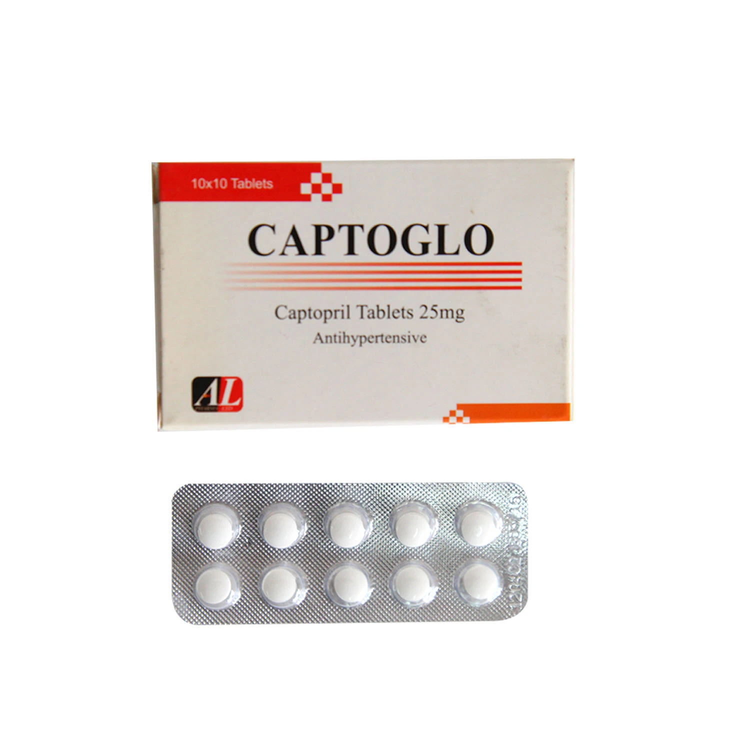 Antithypertensive Captopril Tablets 25 mg
