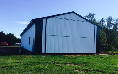 Strong And Spacious Big Metal Garage