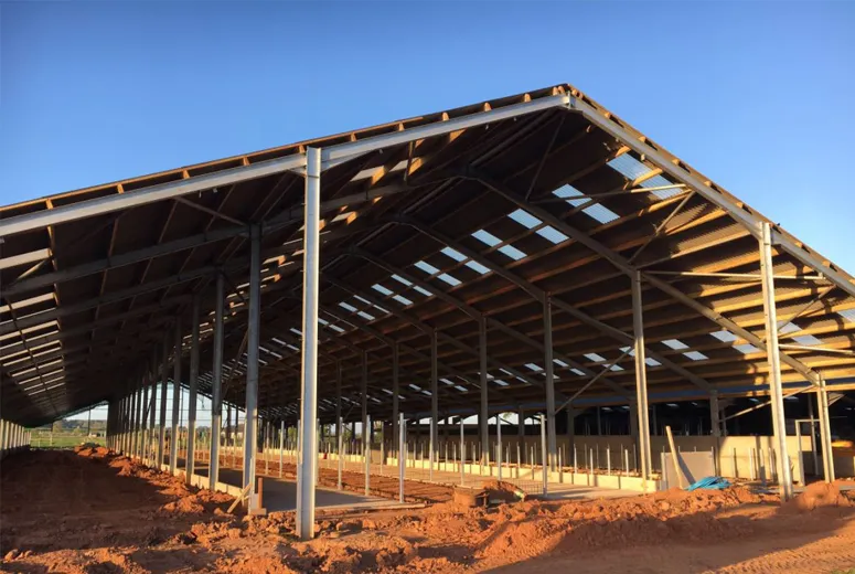 Farmland With A New Shed