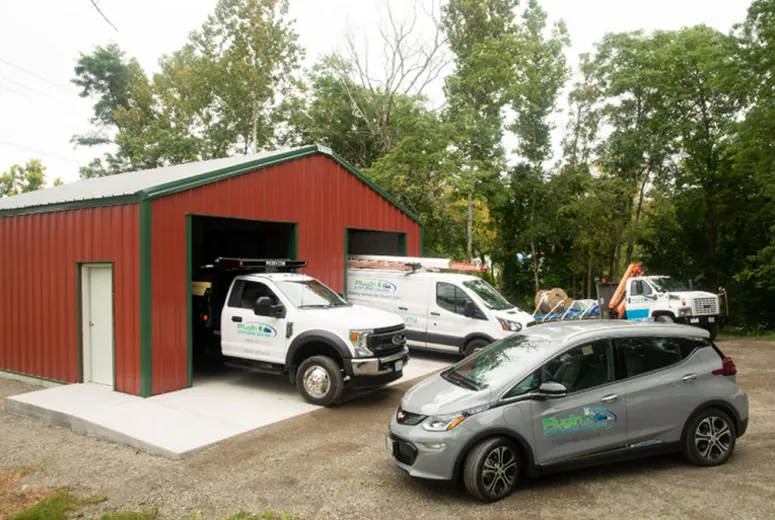 metal livestock shed