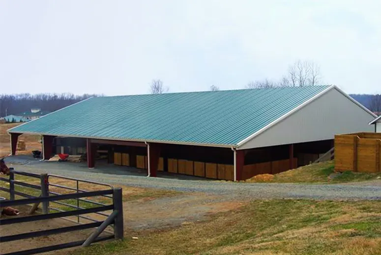 Steel Livestock Barn