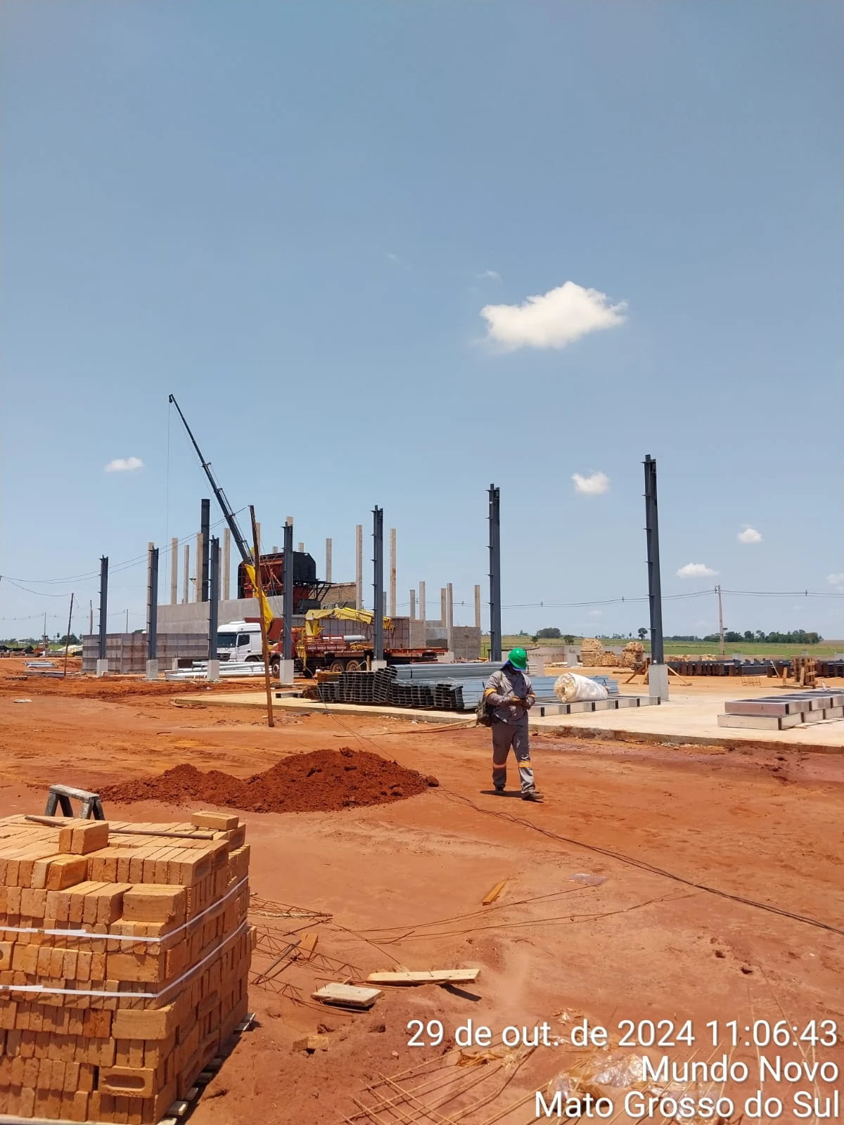 Brazil 9800 Square Meter Steel Food Factory in 2024