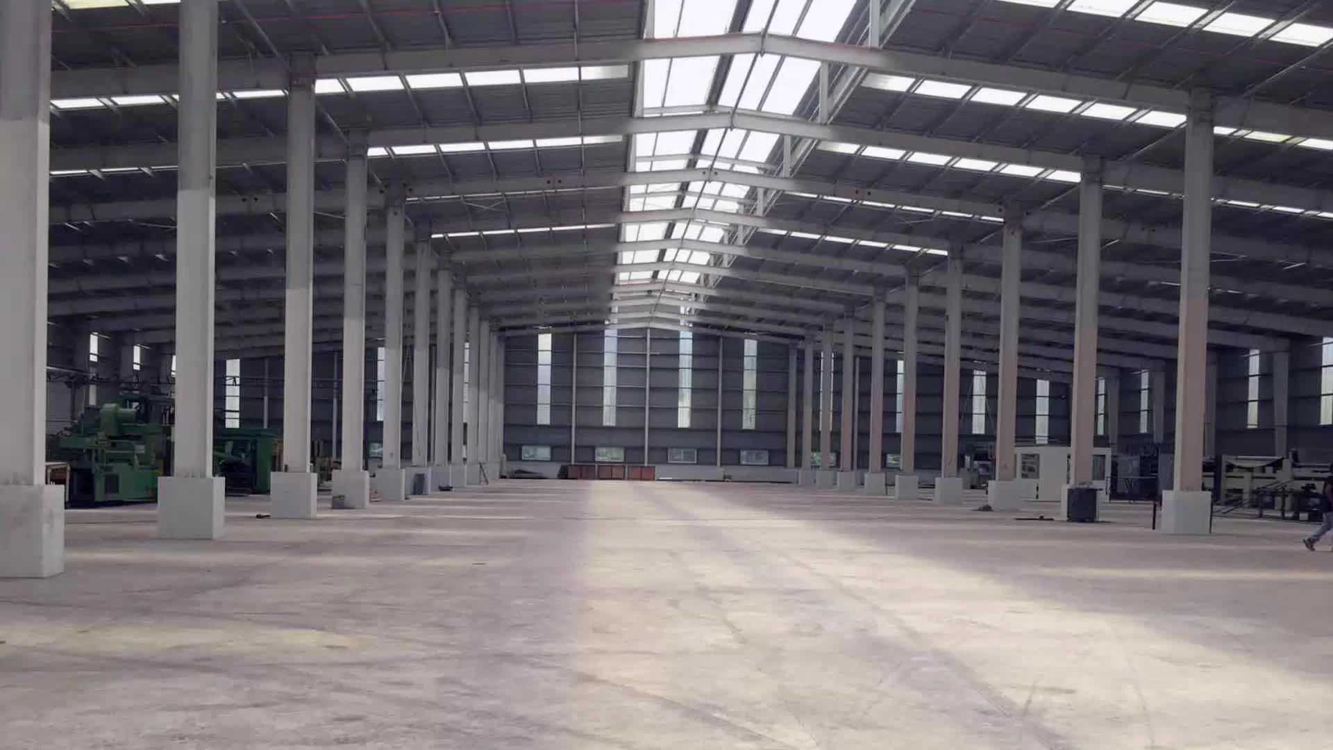 Industrial shed fabrication process