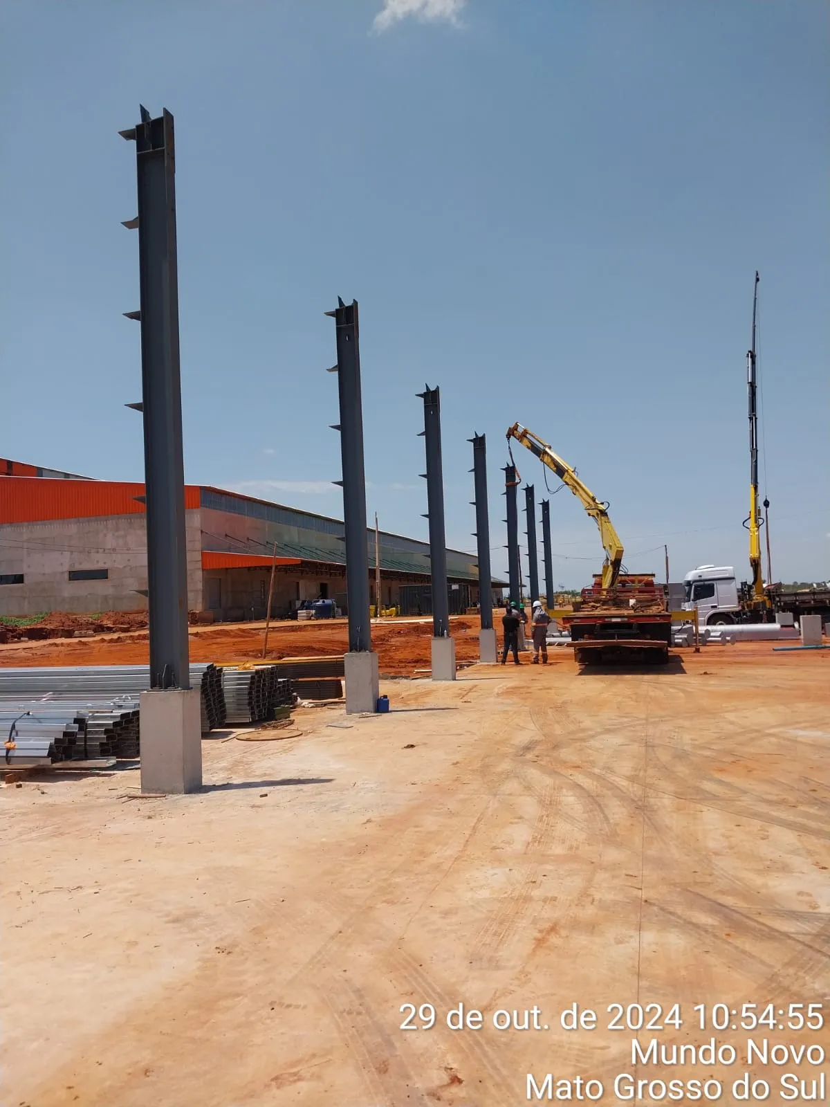 Brazil 9800 Square Meter Steel Food Factory in 2024