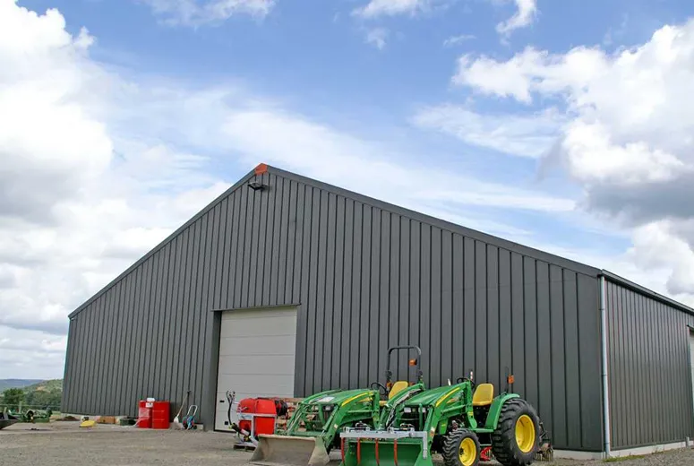 steel shed structure design