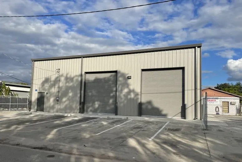 enclosed metal sheds