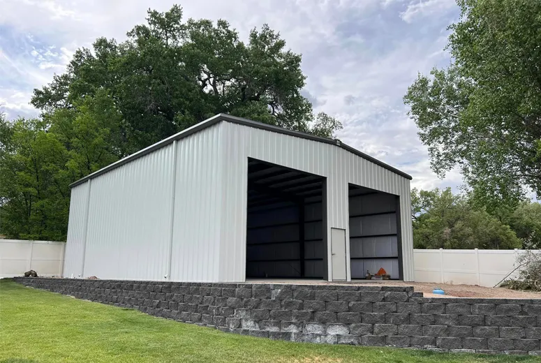 steel frame gambrel barn