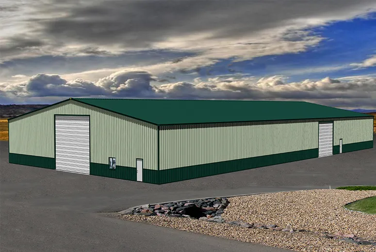 Stodola z pozinkované oceli Stodola z pozinkované oceli