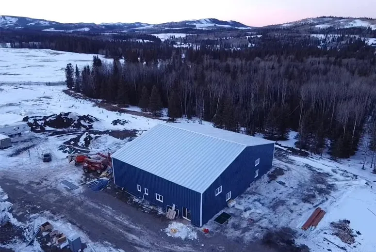 flat pack metal shed