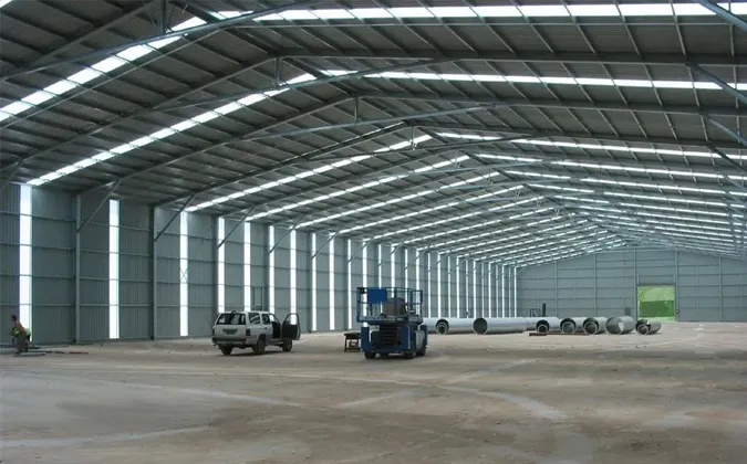 steel structure warehouse building