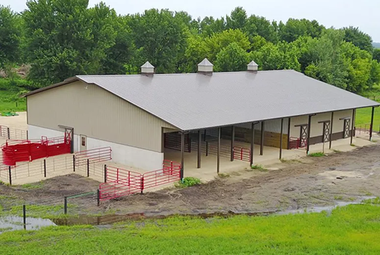 Garagem de estrutura de aço resistente e durável para todas as suas necessidades.