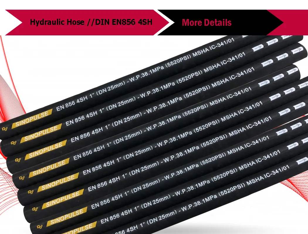 EN 856 4SH Rubber Hydraulic Hoses